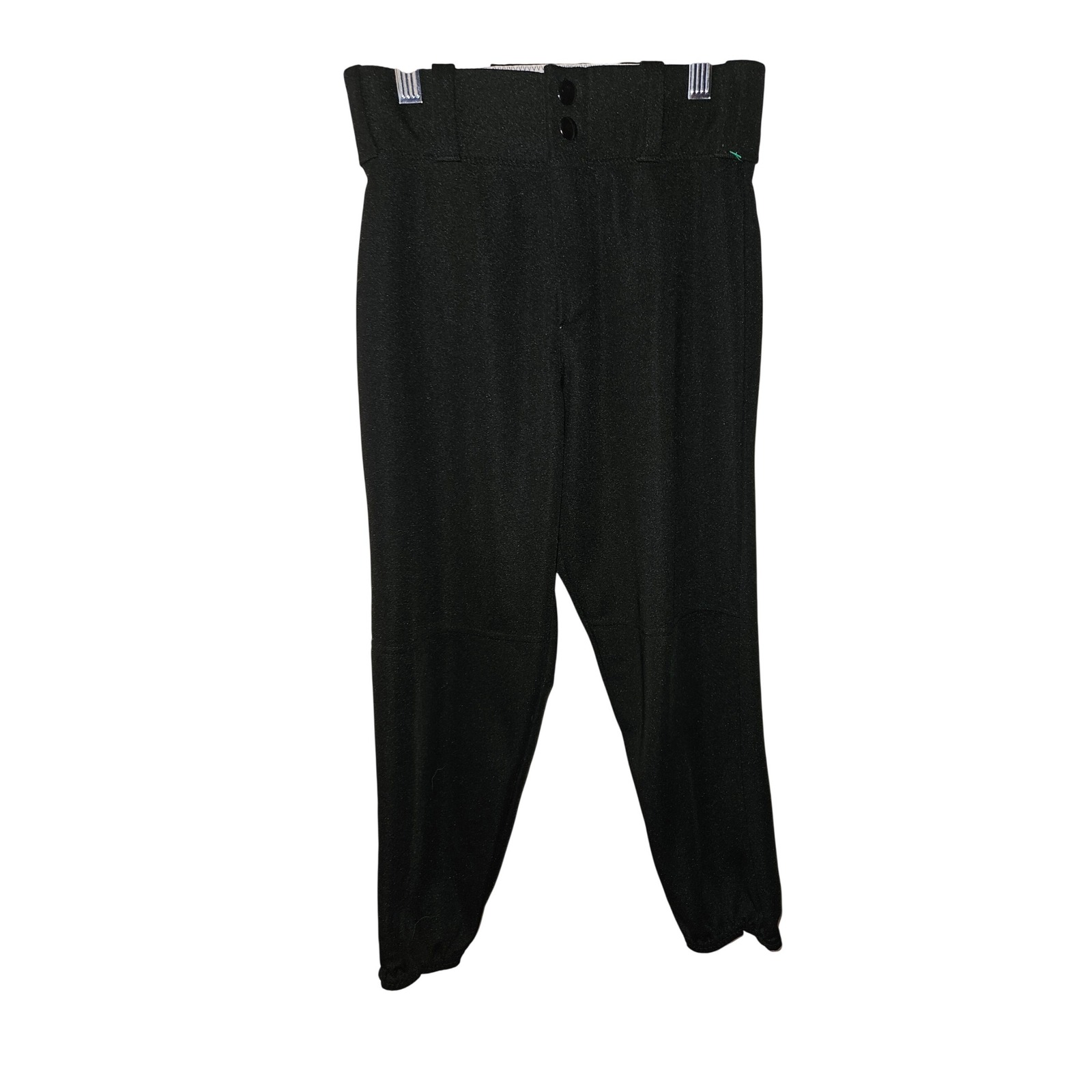Kids Baseball Softball Pants Black Youth Athletic Uniform Bottoms